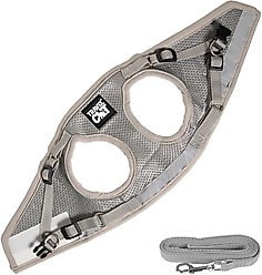 Travel Cat The True Adventurer Reflective Cat & Kitten Harness & Leash, Grey, Large slide 2 of 9