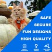 Show in main carousel: Travel Cat The True Adventurer Reflective Cat & Kitten Harness & Leash, Orange, Small slide 4 of 12