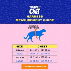 Travel Cat The True Adventurer Reflective Cat & Kitten Harness & Leash, Red, Small slide 2 of 9