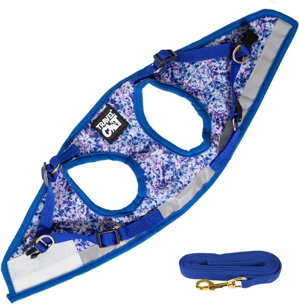 Show full view: Travel Cat The True Adventurer Reflective Cat & Kitten Harness & Leash, The Groovy Cat, Large slide 6 of 12