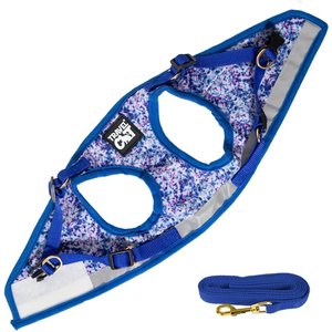 Travel Cat The True Adventurer Reflective Cat & Kitten Harness & Leash, The Groovy Cat, Medium