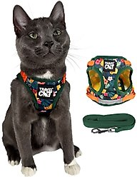 Travel Cat The True Adventurer Reflective Cat & Kitten Harness & Leash, The Hawaiian Shirt, Extra-Small