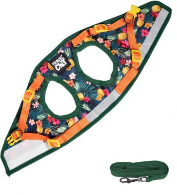 Show full view: Travel Cat The True Adventurer Reflective Cat & Kitten Harness & Leash, The Hawaiian Shirt, Small slide 6 of 12