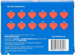 Tri-Heart Plus Chewable Tablet for Dogs, up to 25 lbs, (Blue Box), 6 Chewable Tablets (6-mos. supply) slide 2 of 7