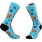 Show in main carousel: Tribe Socks Personalized Cat Face Socks, Blue slide 1 of 3
