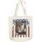 Show in main carousel: Tribe Socks Personalized Custom Dog & Cat Photo Americana USA Tote Bag, Cream slide 1 of 1