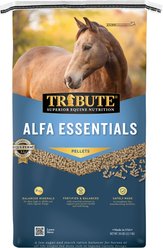 Tribute Equine Nutrition Alfa Essentials Pellets Horse Feed, 50-lb bag