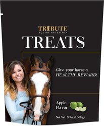 Tribute Equine Nutrition Apple Horse Treats, 3-lb bag