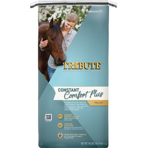 Tribute Equine Nutrition Constant Comfort Plus Gut Health Horse Supplement, 40-lbs bag