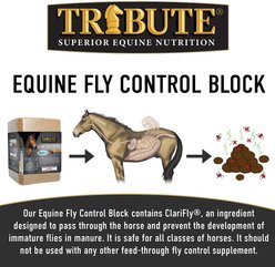 Tribute Equine Nutrition Equine Fly Control Block Horse Supplement, 33-lb block slide 2 of 4