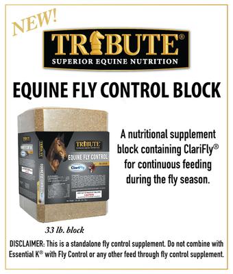 Show full view: Tribute Equine Nutrition Equine Fly Control Block Horse Supplement, 33-lb block slide 3 of 5