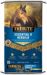 Tribute Equine Nutrition Essential K Rebuild Horse Feed, 50-lb bag