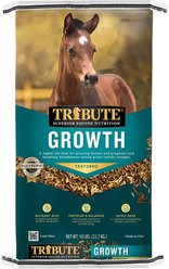 Tribute Equine Nutrition Growth Textured Horse Feed, 50-lb bag