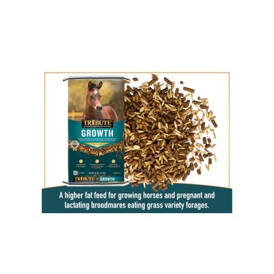 Show full view: Tribute Equine Nutrition Growth Textured Horse Feed, 50-lb bag slide 3 of 10