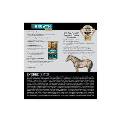 Show full view: Tribute Equine Nutrition Growth Textured Horse Feed, 50-lb bag slide 6 of 10