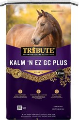 Tribute Equine Nutrition Kalm 'N EZ GC Plus Low-NSC, Joint Support Horse Feed, 50-lb bag
