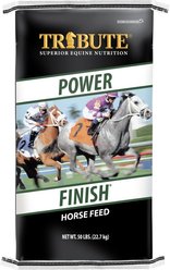 Tribute Equine Nutrition Power Finish High Fat Performance Horse Feed, 50-lb bag