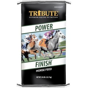 Tribute Equine Nutrition Power Finish High Fat Performance Horse Feed, 50-lb bag