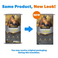 Tribute Equine Nutrition Senior Sport with Glucosamine Textured Horse Feed, 50-lb bag slide 2 of 6
