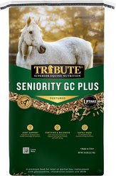 Tribute Equine Nutrition Seniority GC Plus Horse Feed, 50-lb bag