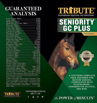 Show full view: Tribute Equine Nutrition Seniority GC Plus Horse Feed, 50-lb bag slide 5 of 8