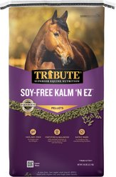 Tribute Equine Nutrition Soy-Free Kalm 'N EZ Pellet Horse Feed, 50-lb bag