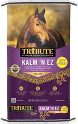 Tribute Equine Nutrition Soy-Free Kalm 'N EZ Pellet Horse Feed, 50-lb bag