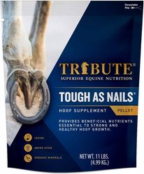Tribute Equine Nutrition Tough As Nails Hoof Health Pellets Horse Supplement, 11-lb bag