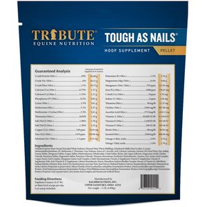 Tribute Equine Nutrition Tough As Nails Hoof Health Pellets Horse Supplement, 11-lb bag