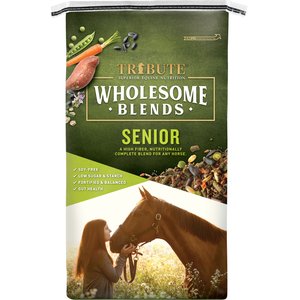Tribute Equine Nutrition Wholesome Blends Senior Horse Feed, 50-lb bag