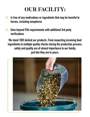 Show full view: Tribute Equine Nutrition Wholesome Blends Senior Horse Feed, 50-lb bag slide 6 of 11