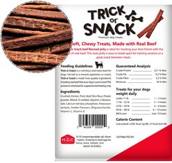 Trick or Snack Beef & Cranberry Flavored Jerky Dog Treats, 1-lb bag slide 2 of 9