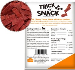 Trick or Snack Chicken & Blueberry Flavored Steak Dog Treats, 1-lb bag slide 2 of 8