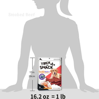 Show full view: Trick or Snack Salmon & Blueberry Flavored Nugget Dog Treats, 1-lb bag slide 6 of 9