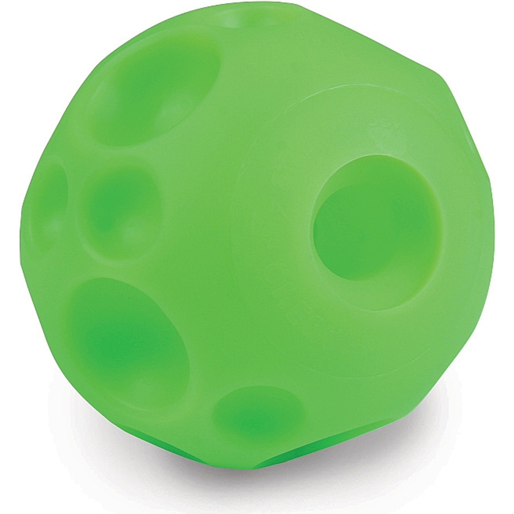 Tricky Treat Giggle Ball Squeaky Dog Toy, Green, Large