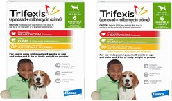 Trifexis Chewable Tablet for Dogs, 20.1-40 lbs, (Green Box), 12 Chewable Tablets (12-mos. supply)