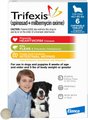 Trifexis Chewable Tablet for Dogs, 40.1-60 lbs, (Blue Box), 6 Chewable Tablets (6-mos. supply)