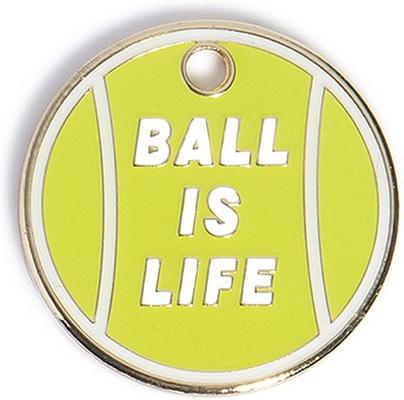 Show full view: Trill Paws Ball is Life Personalized Dog & Cat ID Tag slide 1 of 6