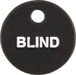 Trill Paws Blind MinI Charm Dog & Cat Collar, Black