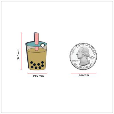 Show full view: Trill Paws Bubble Tea Personalized Dog & Cat ID Tag slide 3 of 7