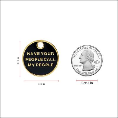 Show full view: Trill Paws Call My People Personalized Dog & Cat ID Tag slide 4 of 7