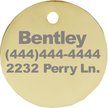 Show in main carousel: Trill Paws LoverBoy Personalized Circle Cat & Dog ID Tag slide 3 of 4
