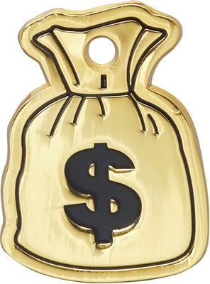 Show full view: Trill Paws Money Bag Personalized Dog & Cat ID Tag slide 1 of 6