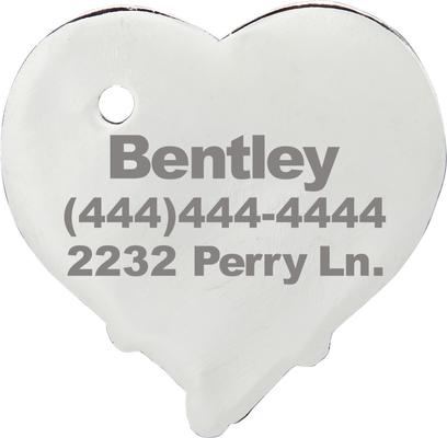 Show full view: Trill Paws Pizza My Heart Personalized Dog & Cat ID Tag slide 4 of 4