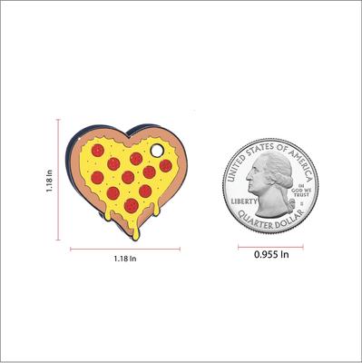 Show full view: Trill Paws Pizza My Heart Personalized Dog & Cat ID Tag slide 2 of 4