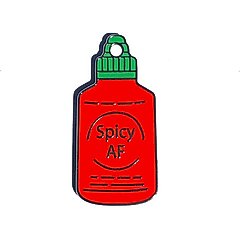 Trill Paws Spicy AF Personalized Dog & Cat ID Tag