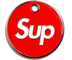 Trill Paws Sup Personalized Dog & Cat ID Tag