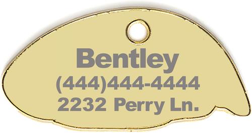 Show full view: Trill Paws Sushi Personalized Dog & Cat ID Tag slide 4 of 6