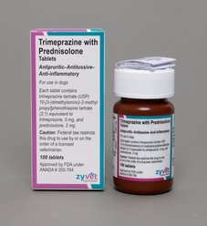 Trimeprazine with Prednisolone (Generic) Tablets for Dogs, 5mg/2mg, 30 tablets slide 2 of 4