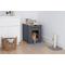 Show in main carousel: TRINITY 20-in Enclosure End Table with Drawer Cat Litter Box, Small, Gray slide 2 of 10